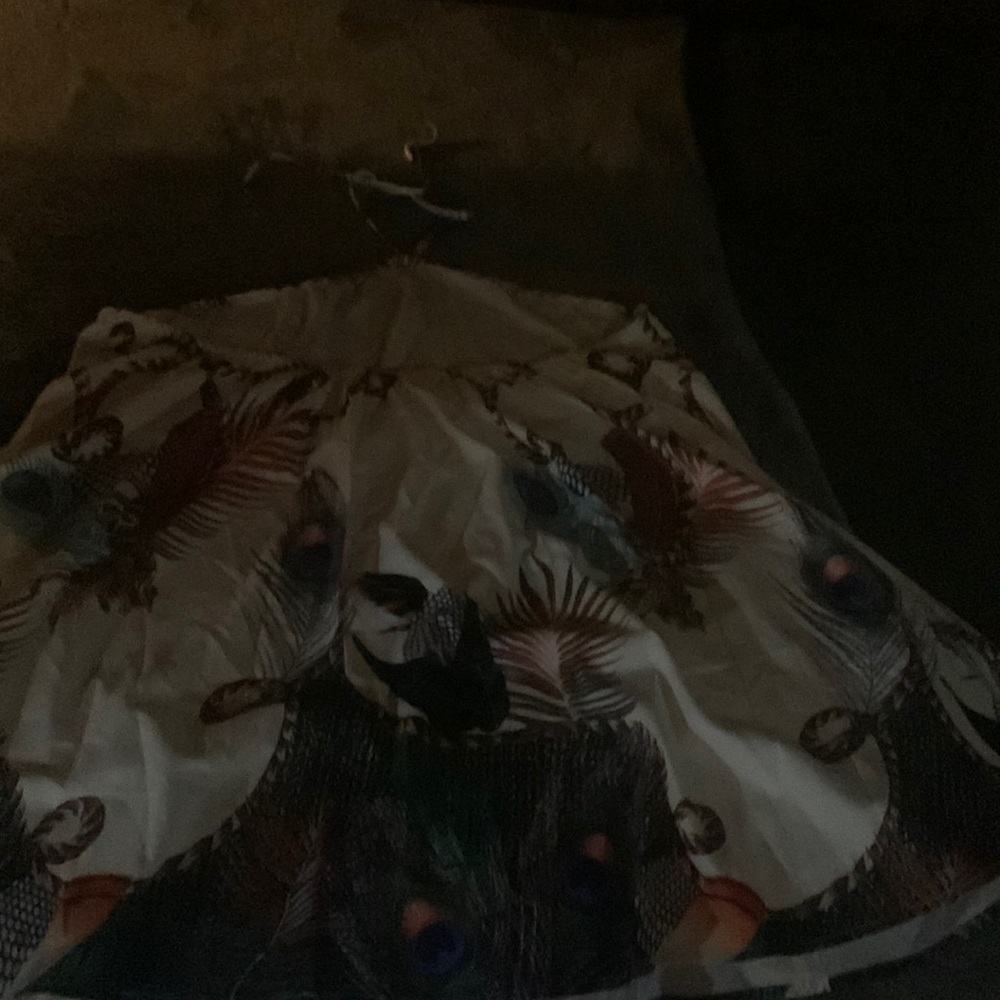 A Peacock halter top dress